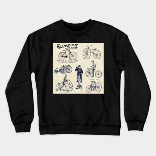 Vintage Bicycle Ad Crewneck Sweatshirt